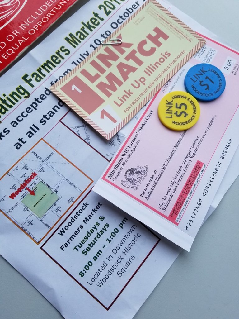 LINK Card Use at the Market Woodstock Farmer's Market